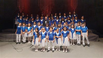 أعمال عربية وعالمية لمواهب كورال الأطفال والجيتار بأوبرا دمنهور
