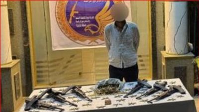 سقوط تاجر بنادق آلية في الأقصر