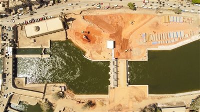 الري تنتهي من تنفيذ إنشاء مجموعة قناطر ديروط الجديدة بنسبة تنفيذ 79%