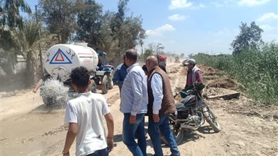 بدء أعمال رصف طريق الياسنية 