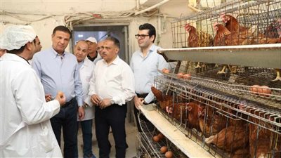 وزير الزراعة ومحافظ الشرقية يتفقدان مشروعات التعاون والإصلاح الزراعي بالمحافظة