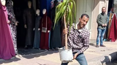 رفع 187 إشغال طريق ثابت ومتحرك وإزالة 27 حاجزًا خرسانيًا بدمنهور