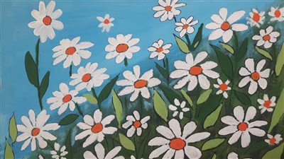 معرض الورد وألوانه بمكتبة مصر الجديدة 