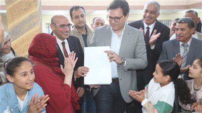 وزير الثقافة يفتتح بيت ثقافة المساعيد بالعريش