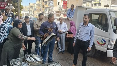 تنفيذ حملة مكبرة لرفع 347 إشغال طريق  وإعادة السيولة المرورية بشوارع البحيرة