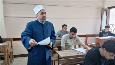 بدء امتحانات صفوف النقل الابتدائية والإعدادية بأزهر الشرقية 
