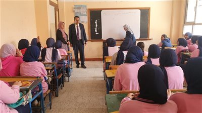 وكيل تعليم الغربية يتابع سير العملية التعليمية بمدارس المحلة 