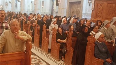 إيبارشية المنيا للأقباط الكاثوليك تقيم صلاة لوفاة البابا فرنسيس 