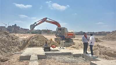 رصف طريق مول كتوبة تمهيد الطريق الدائري الجديد بحوش عيسى