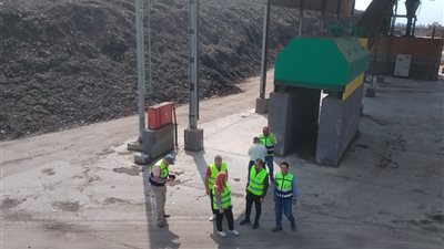 الدقهلية تتابع أداء الشركة المصرية لتدوير المخلفات