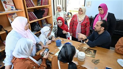 أهل مصر.. انطلاق ورش ملتقى فنون الفتاة والمرأة ببيت ثقافة المساعيد