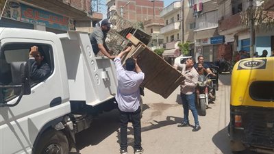 رفع 1042 إشغال طريق و إزالة 53 خيمة وتندة مخالفة بالبحيرة