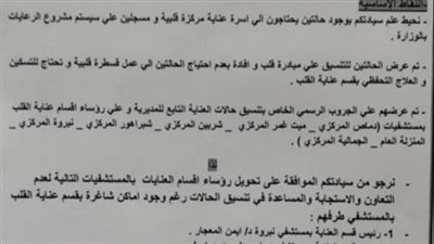 التحويل بين مستشفيات الدقهلية 