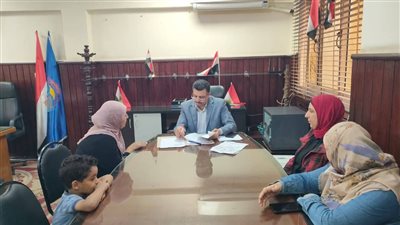 مدينة المحمودية تعقد لقاء اسبوعى لخدمة المواطنين