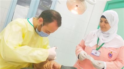 2400 مريض يستفيدون من خدمات القافلة الطبية ببيشة عامر