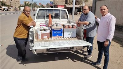 ضبط 585 عبوة بويات ودهانات منتهية الصلاحية بالفيوم 
