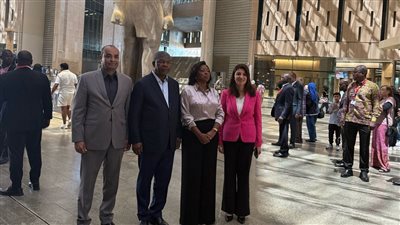  المتحف المصري الكبير يستقبل رئيس جمهورية أنجولا