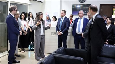 زيارة رئيس وزراء ولاية ساكسونيا للمركز المصري الألماني للوظائف والهجرة (EGC).. صور