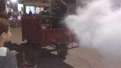 حملات مكثفة لرش قرى مركز المحلة بالمبيدات المضادة للحشرات الضارة