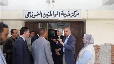 محافظ المنيا يتفقد أعمال تطوير المركز التكنولوجي بأبوقرقاص 
