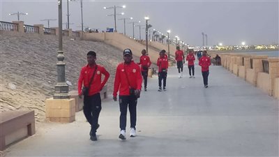 جولة حرة للاعبي الكونغو الديمقراطية بالممشى السياحى في السويس