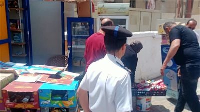 إزالة 245 اشغالات متنوعة في حملة مكبرة ببني سويف