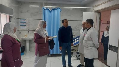 وكيل صحة البحيرة تتفقد مستشفى المحمودية المركزي