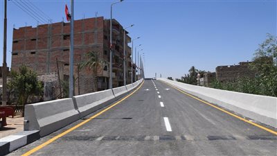 فرشوط بقنا تتخلص من التعثر المروري بتشغيل الكوبري العلوي 