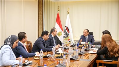 وزير قطاع الأعمال العام يبحث مع رئيس هيئة الرعاية الصحية تعزيز التعاون المشترك