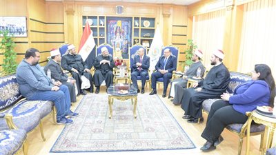 جامعة المنصورة تستقبل الأمين العام المساعد للدعوة بـ
