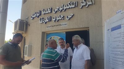 صور| سكرتير  عام البحر الأحمر يتفقد حي جنوب الغردقة