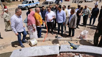 بتكلفة 50 مليون جنيهًا.. محافظ المنوفية يتابع رصف طريق 21 بأشمون 