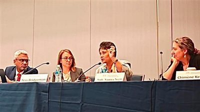 نميرة نجم تُحذِّر: اختيار أمريكا للقوة فقط بديلًا عن القانون كارثة عليها وعلى العالم