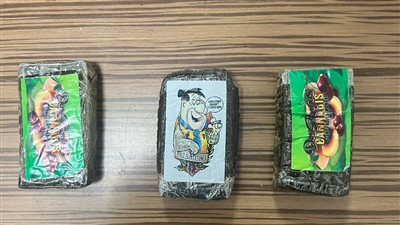 ضبط راكب أجنبي بحوزته 300 جرام حشيش وحبوب مخدرة