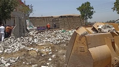 الشرقية تواصل إزالة التعديات علي الأراضي الزراعية وأملاك الدولة