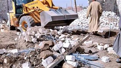 إنطلاق الموجة 26 لإزالة التعديات على الأراضي الزراعية وأملاك الدولة بسوهاج 