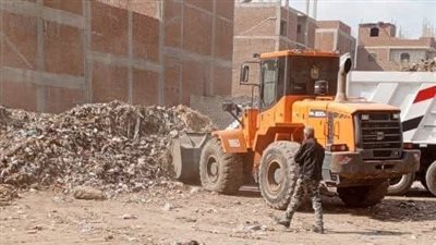 رفع 9 آلاف طن قمامة ومخلفات بناء من شوارع الشرقية