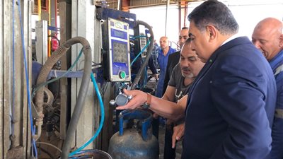 محافظ الدقهلية يحيل إدارة محطة تعبئة غاز 
