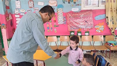 وكيل تعليم الغربية يتابع مدارس سبرباى مركز طنطا