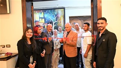 افتتاح المعرض الطلابي 