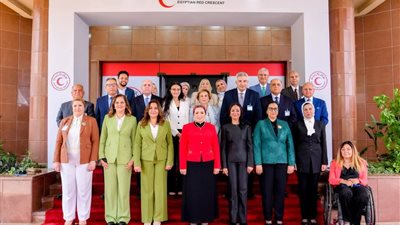  المستشارة أمل عمار ضمن  المجلس الأعلى للهلال الأحمر المصرى