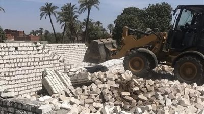 إزالة 24 حالة تعدٍ ضمن الموجة السادسة والعشرين بالفيوم 