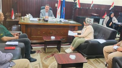 عقد إجتماع لبحث ملفات التصالح وتقنين أملاك الدولة بالمحمودية