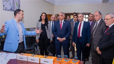 افتتاح معمل نظم المعلومات الجغرافية  “GIS” بهندسة طنطا