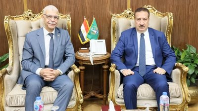 محافظ المنوفية يلتقى رئيس الجامعة لتعزيز التعاون المشترك