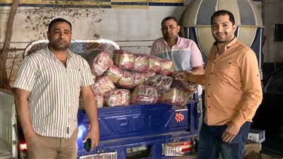 ضبط 900 كيس مكرونة تموينية قبل تهريبها بالفيوم 