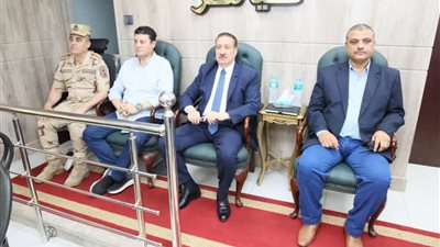 محافظ المنوفية يشهد محاكاة لأزمة والتعامل الفوري مع الاحداث الطارئة