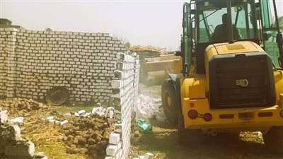 ضمن الموجة 26.. إزالة 40 تعد على أملاك الدولة بقنا 