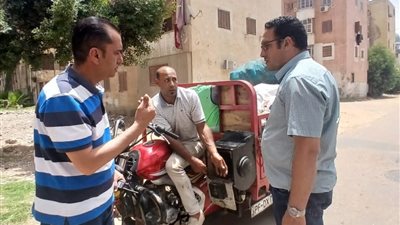 منعًا للازعاج.. ضبط مكبرات الصوت من شوارع حي غرب شبين بالمنوفية|صور 