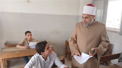 هدوء في اليوم الثالث من امتحانات الشهادتين الابتدائية والإعدادية بمنطقة الشرقية الأزهرية